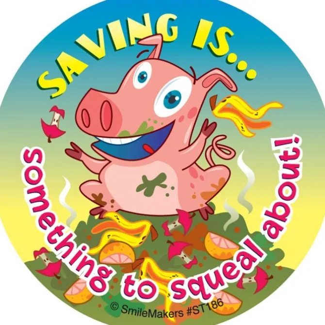 Saving Is Something Stickers