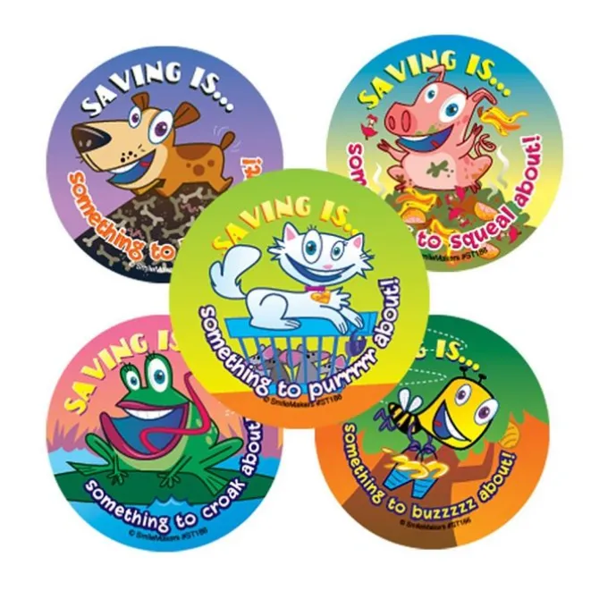 Saving Is Something Stickers