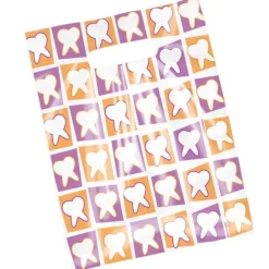 Scatter Orange & Purple Tooth Bags