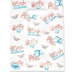 Scatter Oxo-biodegradable Brush, Floss, Smile Bags