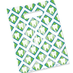 Scatter Print Tooth Designs Bags