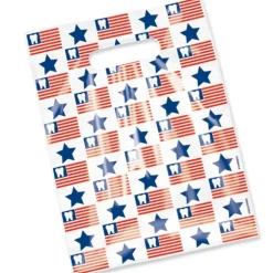 Scatter Print Tooth Flag Bags