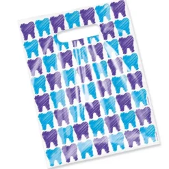 Scatter Print Tooth Sketch Bags