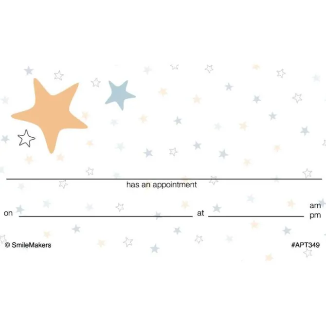 Scatter Stars Appointment Cards