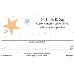 Scatter Stars Appointment Cards