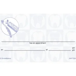 Scatter Tooth Appointment Cards