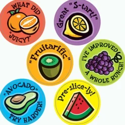 Scented Motivational Fruit Mini Stickers