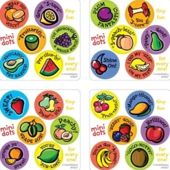 Scented Motivational Fruit Mini Stickers