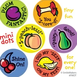 Scented Motivational Fruit Mini Stickers