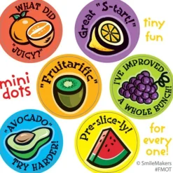 Scented Motivational Fruit Mini Stickers