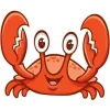 Sea Life Pals Crab Wall Decal