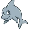 Sea Life Pals Dolphin Wall Decal