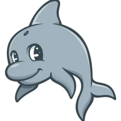 Sea Life Pals Dolphin Wall Decal