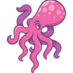 Sea Life Pals Octopus Wall Decal