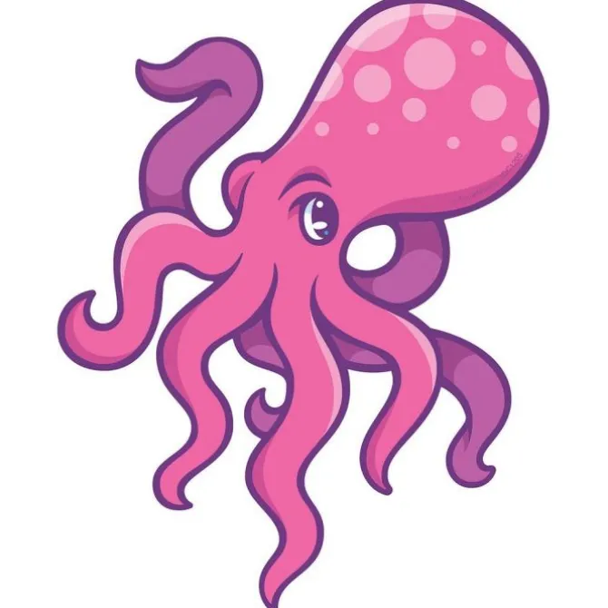 Sea Life Pals Octopus Wall Decal
