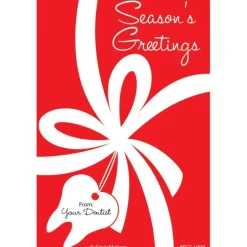 Season's Greeting Dental Recall Cards
