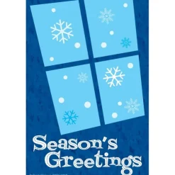 Season's Greetings Snowflake Recall Cards