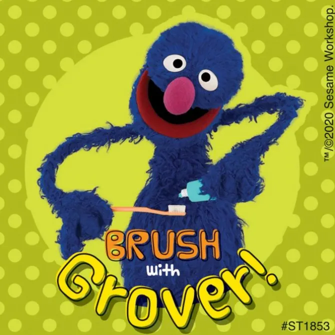 Sesame Street Brushing Stickers