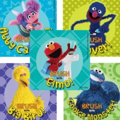 Sesame Street Brushing Stickers