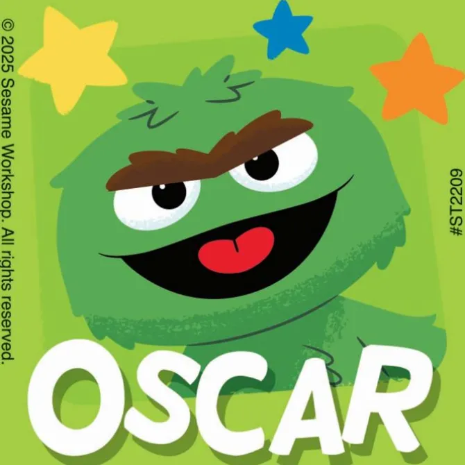 Sesame Street Characters Stickers