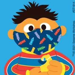 Sesame Street in Masks Stickers