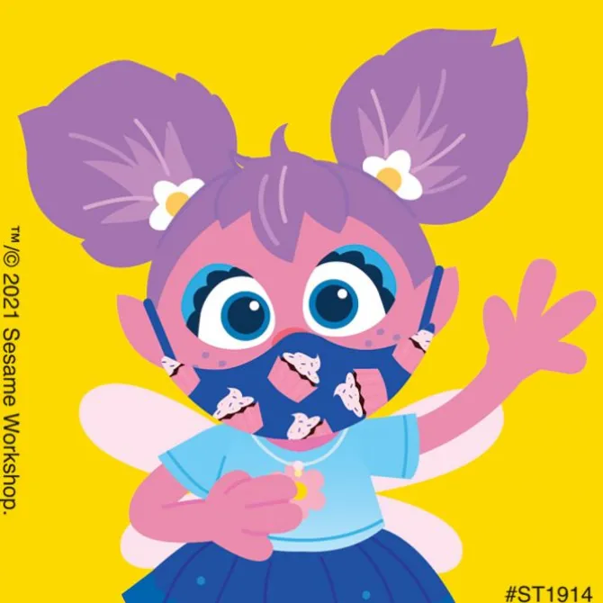Sesame Street in Masks Stickers