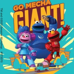 Sesame Street Mecha Builders Stickers