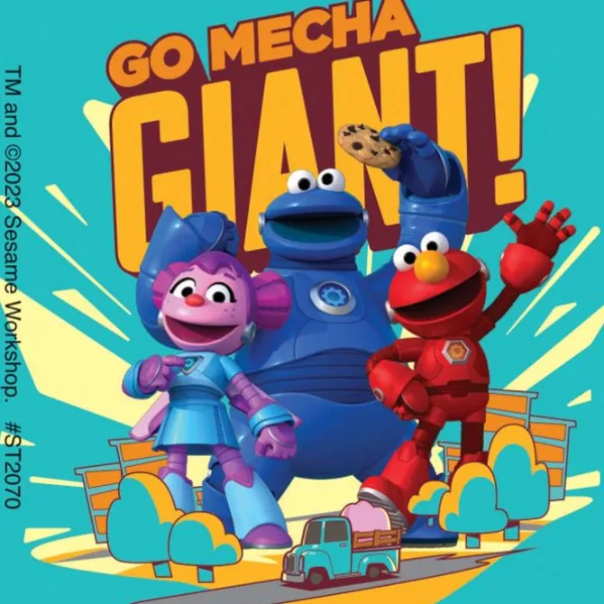 Sesame Street Mecha Builders Stickers