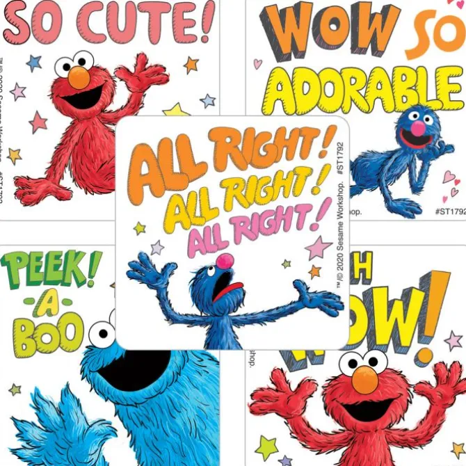 Sesame Street Monsters Stickers