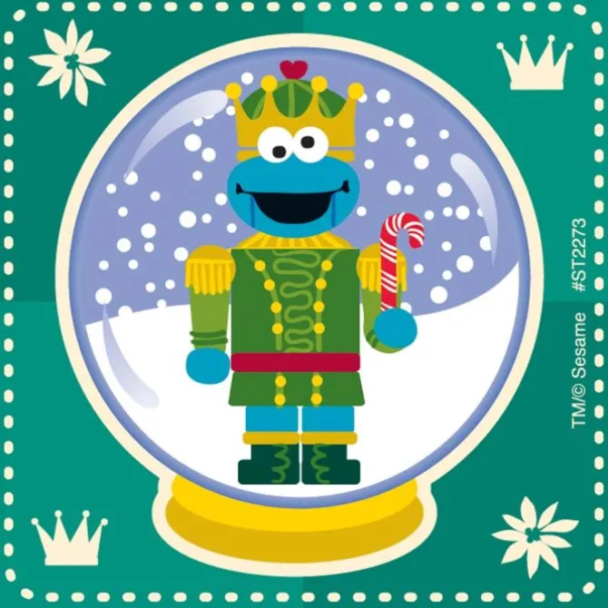 Sesame Street Nutcracker Stickers