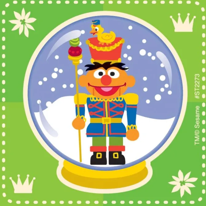 Sesame Street Nutcracker Stickers