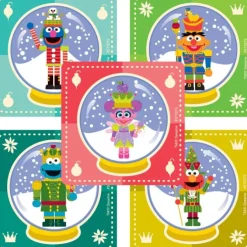 Sesame Street Nutcracker Stickers