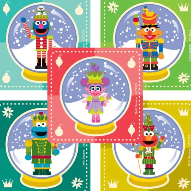 Sesame Street Nutcracker Stickers