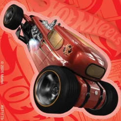 Shaped Hot Wheels Stickers
