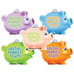 Shaped Piggy Bank Stickers