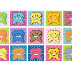 Shining Happy Tooth Recall Cards