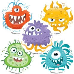 Silly Germs Stickers