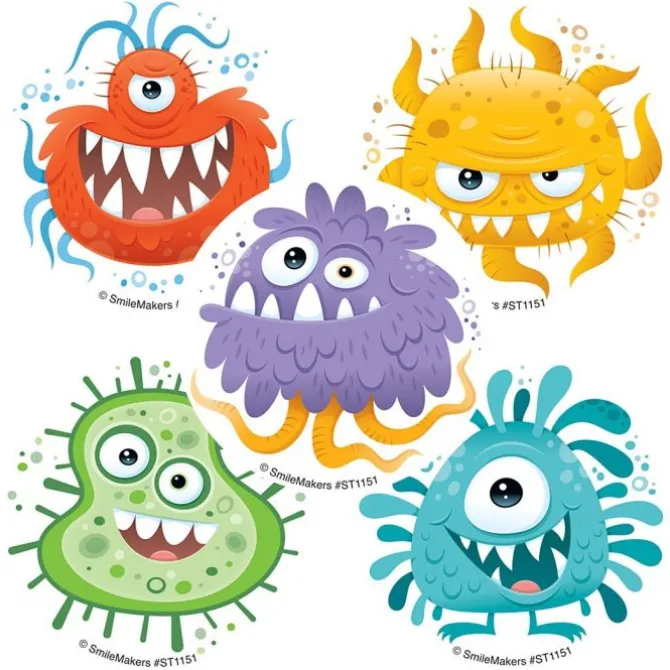 Silly Germs Stickers