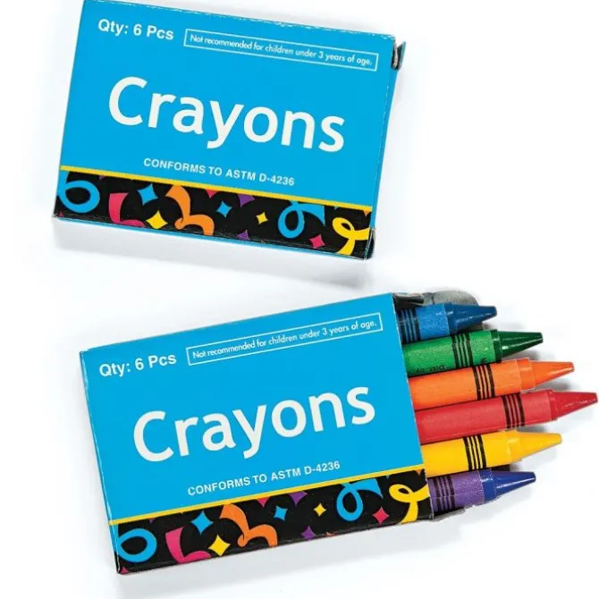 Six-Pack Crayon Boxes