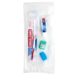 SmileCare™ Adult Basic Zippered Bag Dental Kits