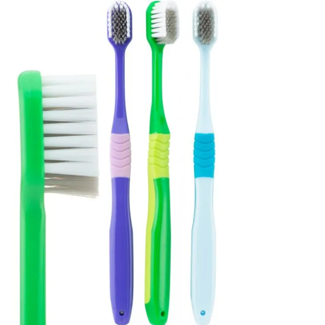 SmileCare™ Adult Compact Comfort Grip Toothbrushes