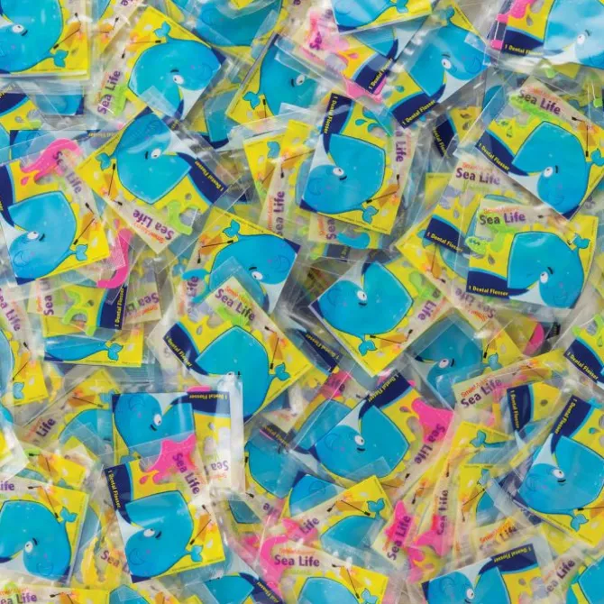 1,000 SmileCare™ Bulk Single Pack Sea Life Flossers