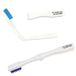 SmileCare™ Custom Adult Folding Travel Toothbrushes