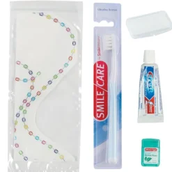 SmileCare™ Orthodontic Basic Zippered Bag Dental Kits