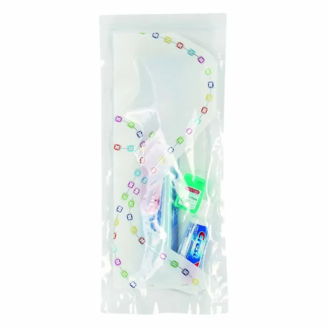 SmileCare™ Orthodontic Basic Zippered Bag Dental Kits