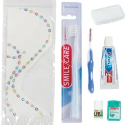 SmileCare™ Orthodontic Premium Zippered Bag Dental Kits