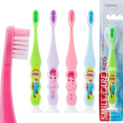 SmileCare™ Toddler Boy Girl Toothbrushes