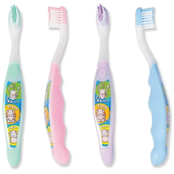 SmileCare™ Toddler Brush Floss Smile Toothbrushes