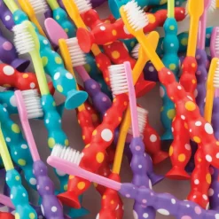 SmileCare™ Toddler Bubble Grip Toothbrushes - Bulk
