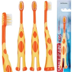 SmileCare™ Toddler Giraffe Toothbrushes